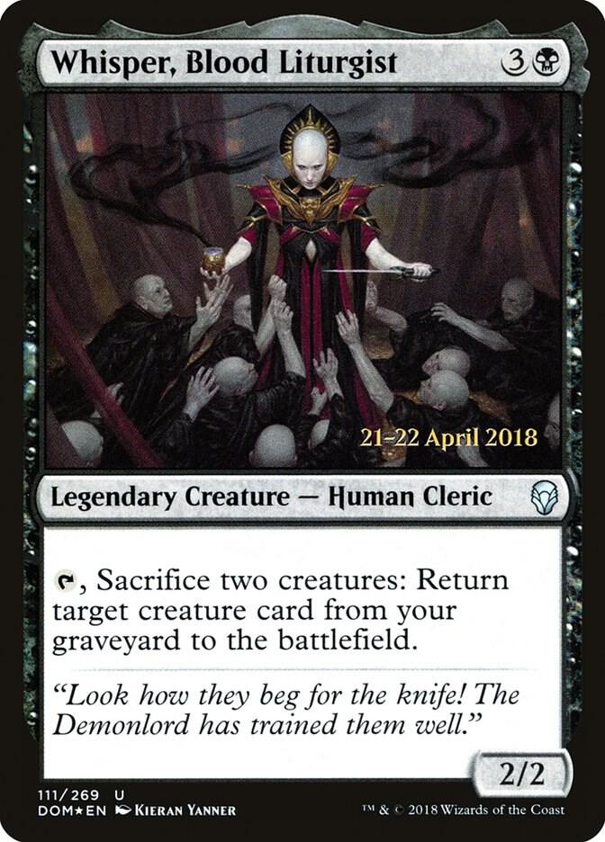 Whisper Blood Liturgist 111s/118 (Prerelease Cards)  - Foil | Good Games Cannington