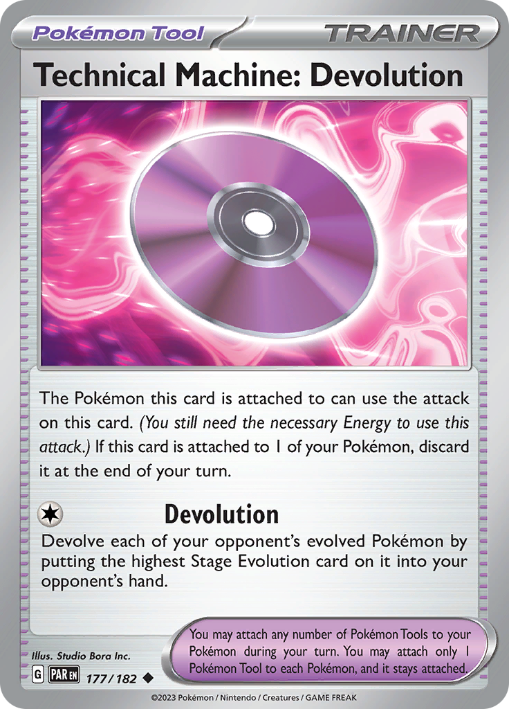 Technical Machine: Devolution (177/182) [Scarlet & Violet: Paradox Rift] | Good Games Cannington