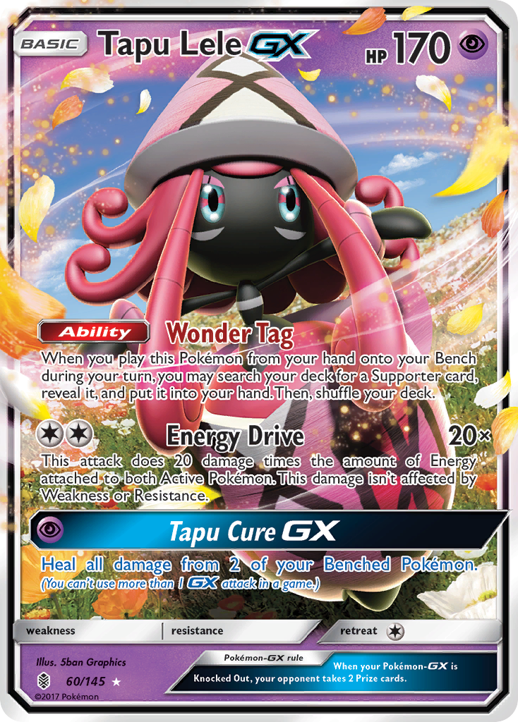 Tapu Lele GX (60/145) [Sun & Moon: Guardians Rising] | Good Games Cannington