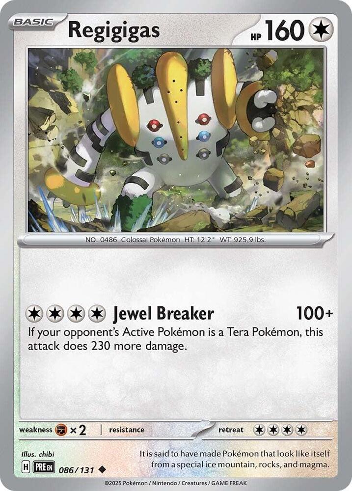 Regigigas (086/131) [Scarlet & Violet: Prismatic Evolutions] | Good Games Cannington