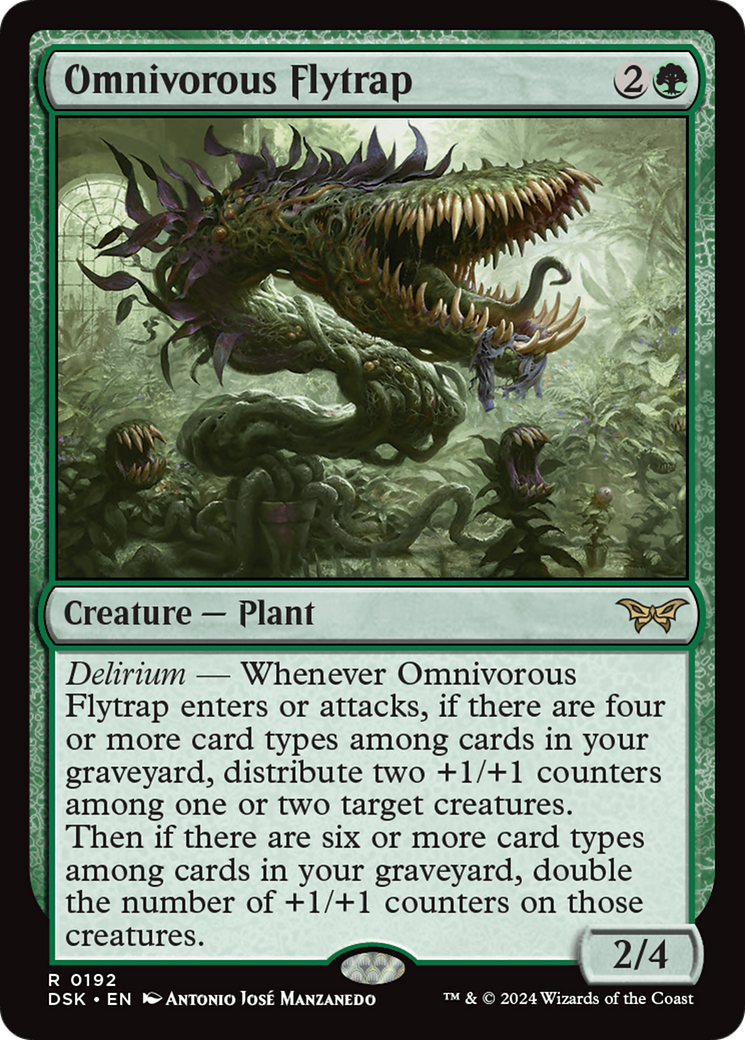 Omnivorous Flytrap [Duskmourn: House of Horror] | Good Games Cannington