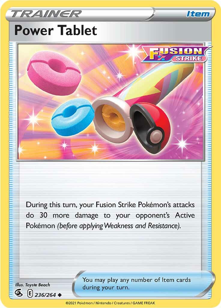Power Tablet (236/264) [Sword & Shield: Fusion Strike] | Good Games Cannington