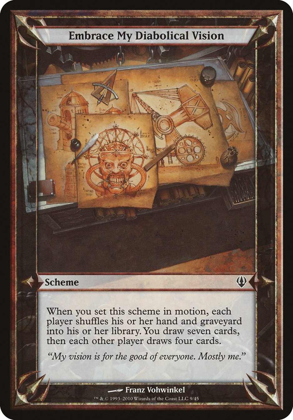Embrace My Diabolical Vision (Schemes) [Archenemy Schemes] | Good Games Cannington