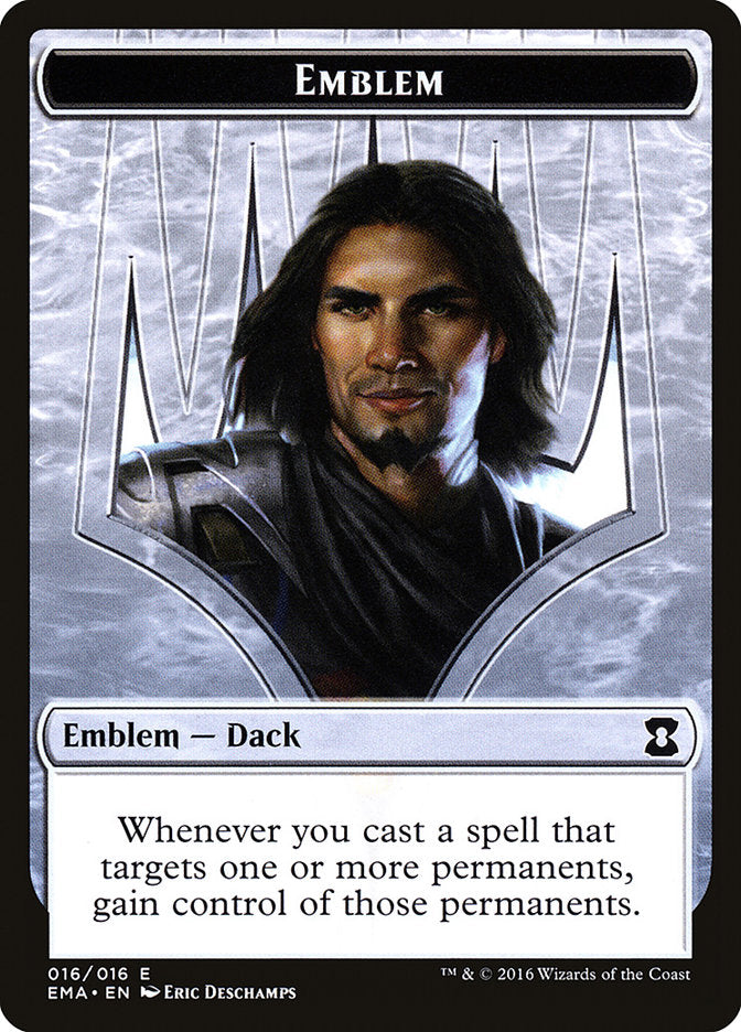 Dack Fayden Emblem [Eternal Masters Tokens] | Good Games Cannington