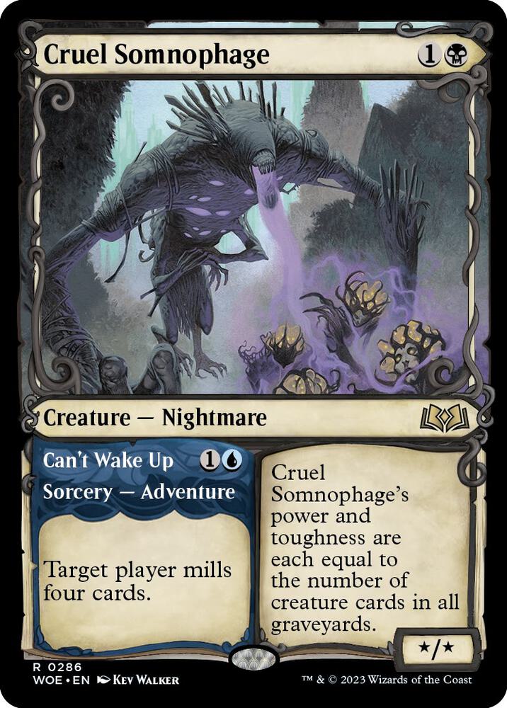 Cruel Somnophage Showcase 286 (Wilds of Eldraine)  | Good Games Cannington