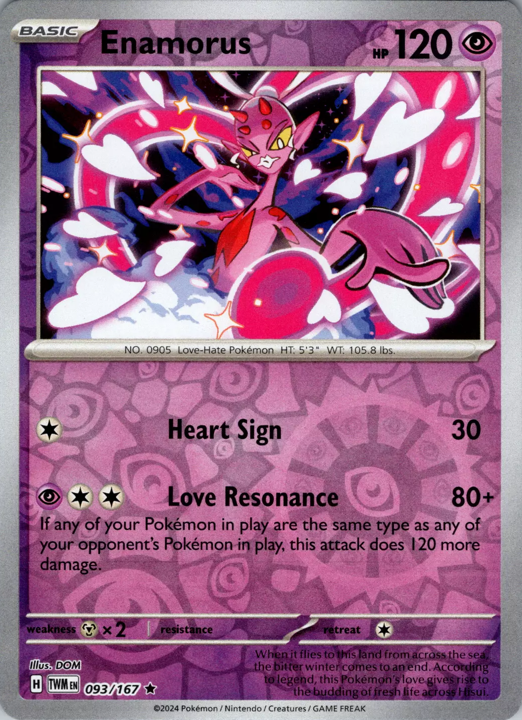 Enamorus (093/167) [Scarlet & Violet: Twilight Masquerade] | Good Games Cannington