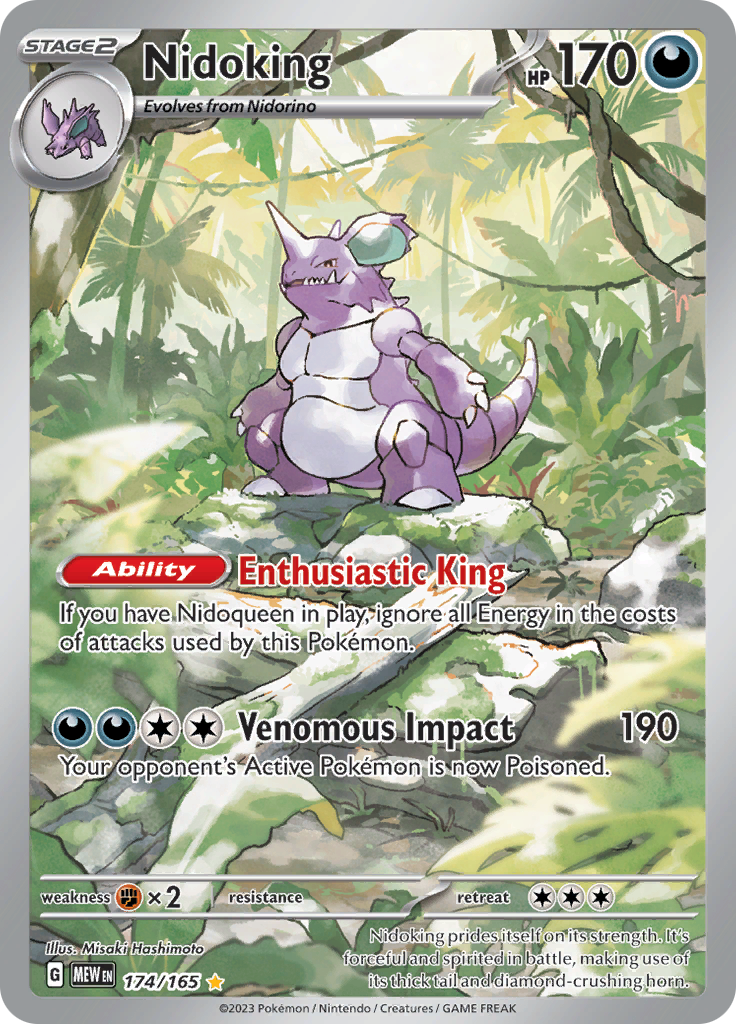 Nidoking (174/165) [Scarlet & Violet 151] | Good Games Cannington
