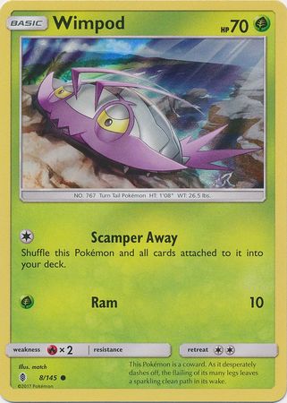 Wimpod (8/145) (Collection Promo) [Sun & Moon: Guardians Rising] | Good Games Cannington