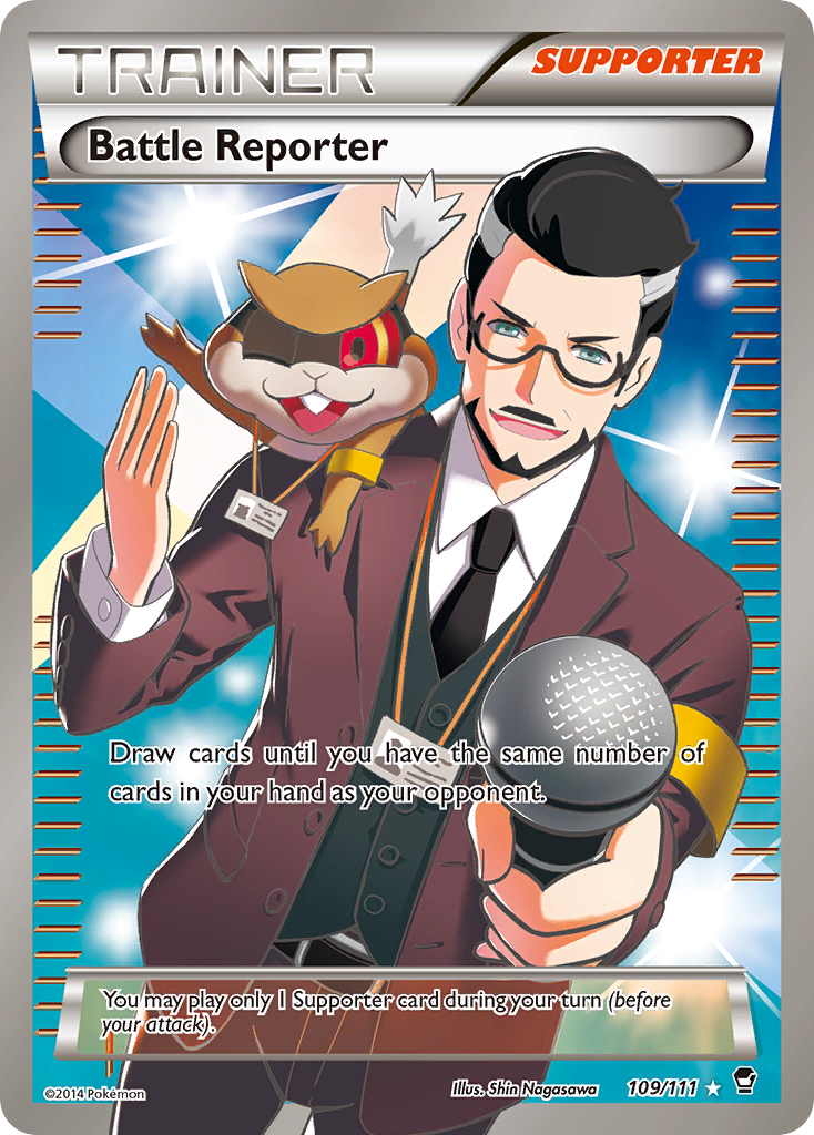 Battle Reporter (109/111) [XY: Furious Fists] | Good Games Cannington