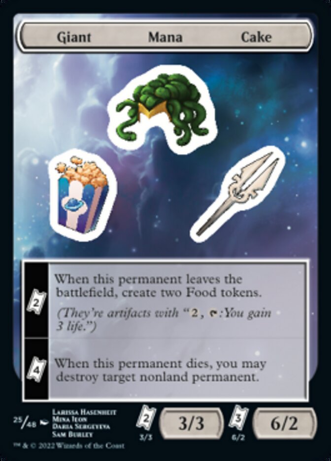 Giant Mana Cake [Unfinity Stickers] | Good Games Cannington