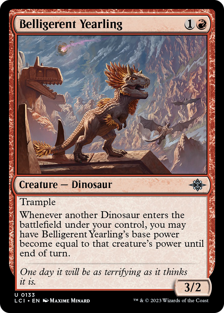 Belligerent Yearling [The Lost Caverns of Ixalan] | Good Games Cannington