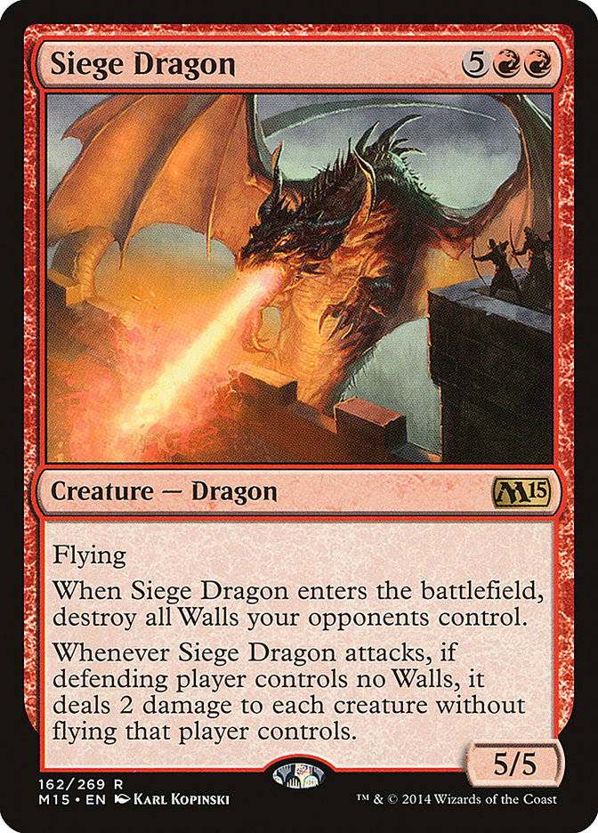 Siege Dragon 162 (Magic 2015 (M15))  | Good Games Cannington