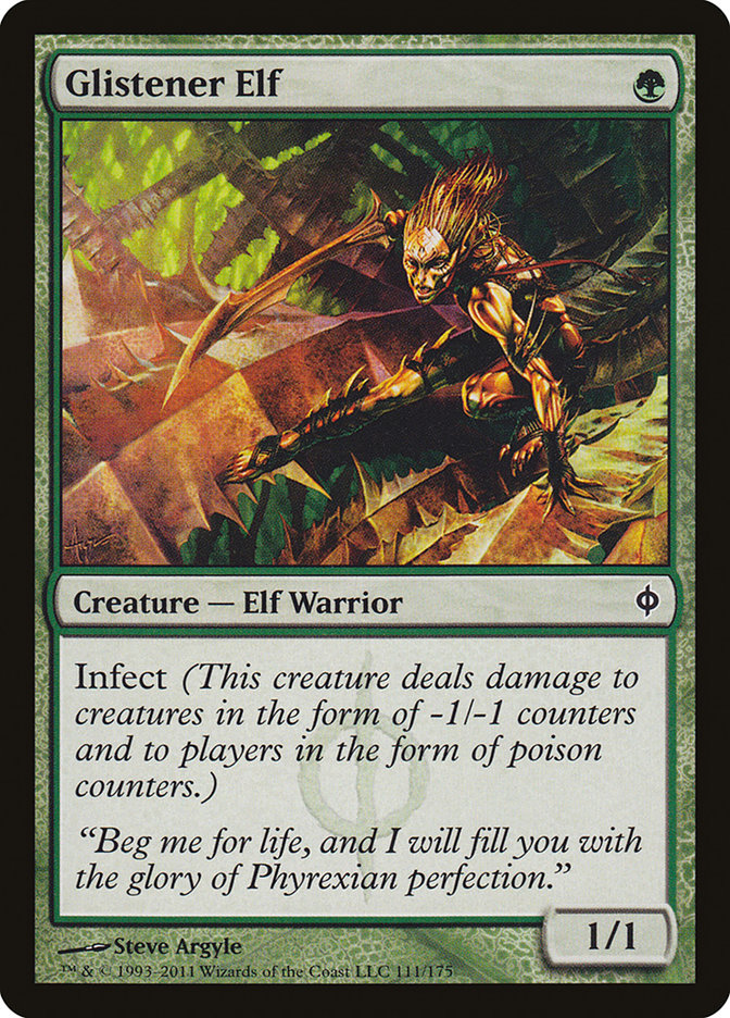 Glistener Elf 111 (New Phyrexia)  | Good Games Cannington
