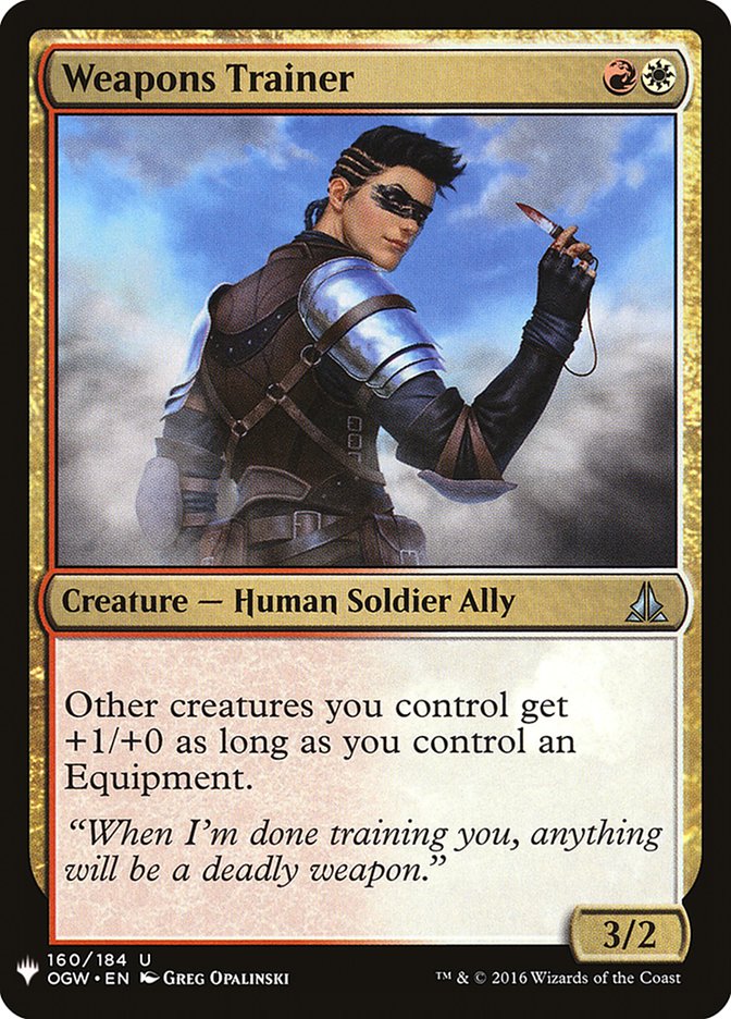 Weapons Trainer [Mystery Booster] | Good Games Cannington