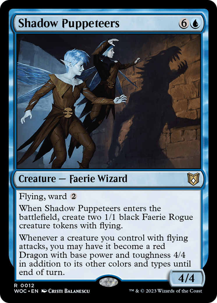 Shadow Puppeteers [Wilds of Eldraine Commander] | Good Games Cannington