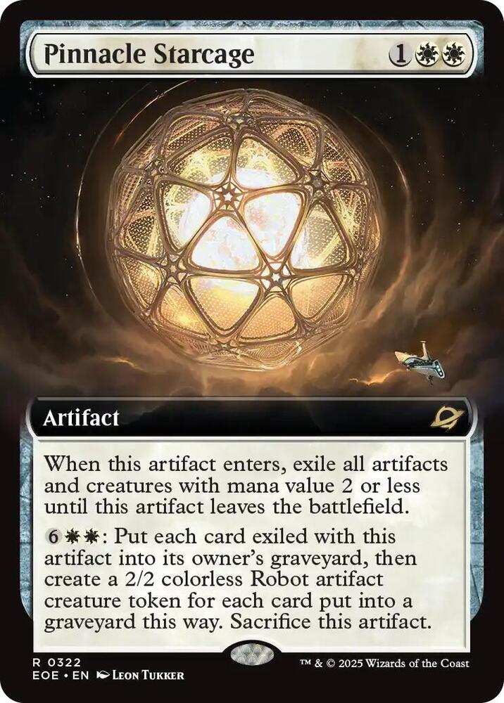 Pinnacle Starcage Extended Art 322 (Edge of Eternities)  - Foil | Good Games Cannington