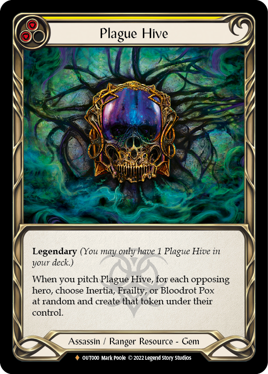 Plague Hive [OUT000] (Outsiders)  Rainbow Foil | Good Games Cannington