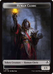 Demon // Human Cleric Double-Sided Token [Innistrad Remastered Tokens] | Good Games Cannington
