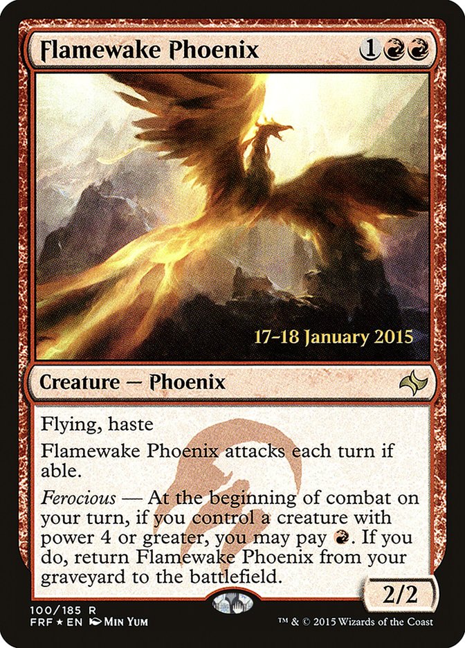 Flamewake Phoenix [Fate Reforged Prerelease Promos] | Good Games Cannington