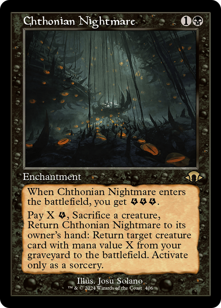 Chthonian Nightmare (Retro) [Modern Horizons 3] | Good Games Cannington
