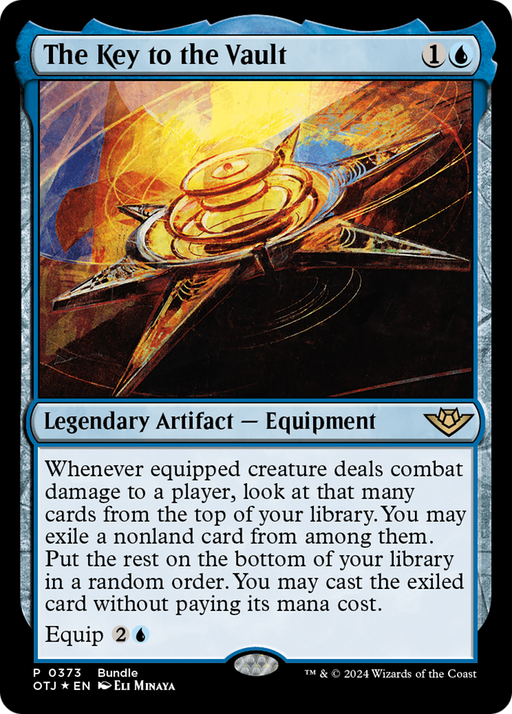 The Key to the Vault (OTJ Bundle) [Outlaws of Thunder Junction Promos] | Good Games Cannington