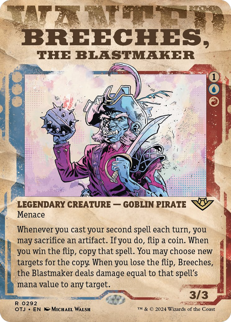Breeches, the Blastmaker (Showcase) [Outlaws of Thunder Junction] | Good Games Cannington