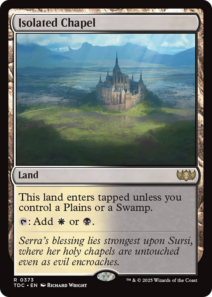 Isolated Chapel [Tarkir: Dragonstorm Commander] | Good Games Cannington