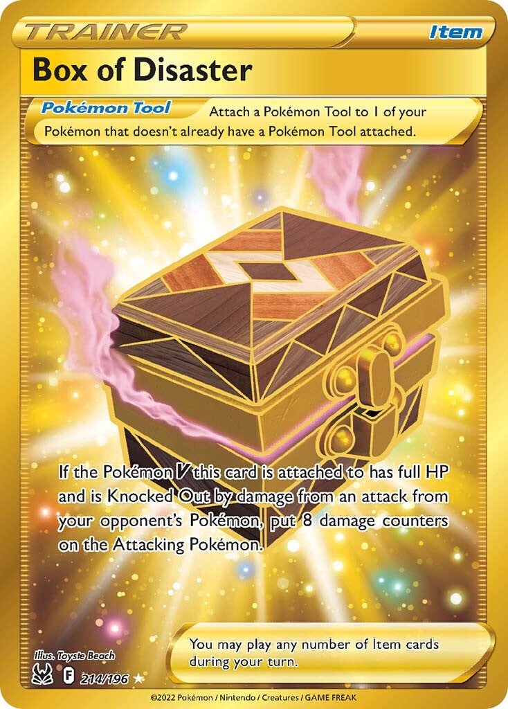 Box of Disaster (214/196) [Sword & Shield: Lost Origin] | Good Games Cannington