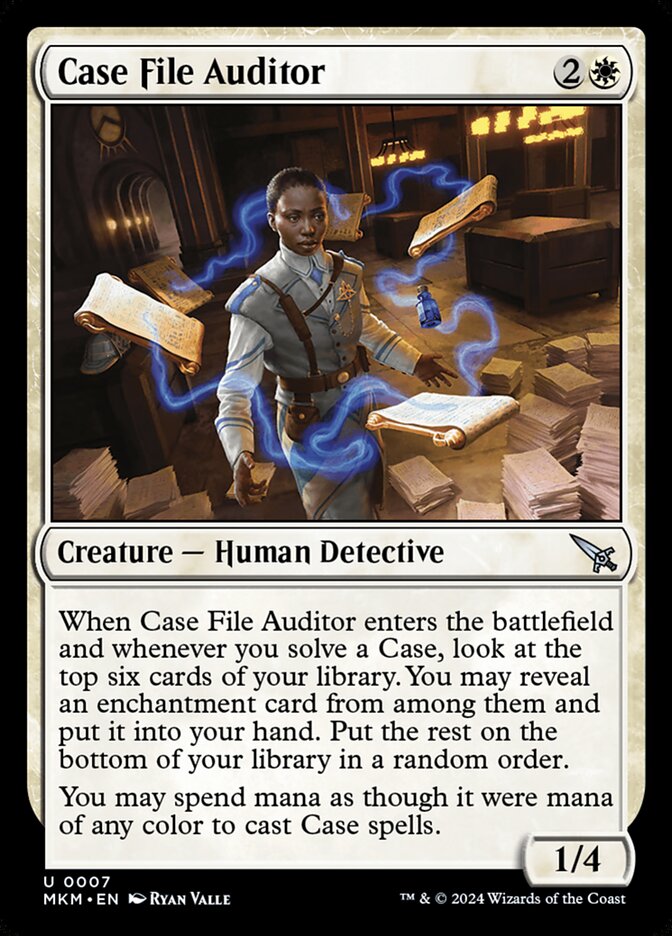 Case File Auditor 7/286 (Murders at Karlov Manor)  - Foil | Good Games Cannington