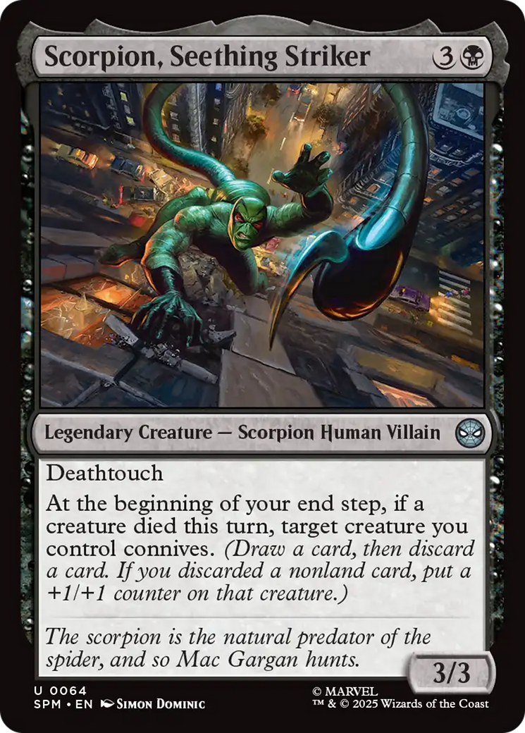 Scorpion, Seething Striker [Marvel's Spider-Man] | Good Games Cannington