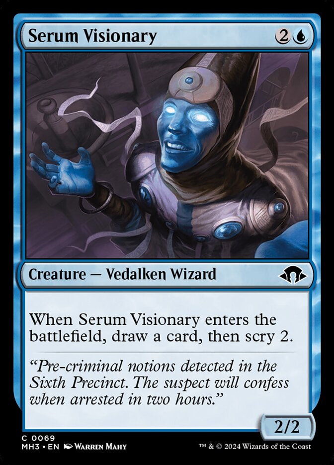 Serum Visionary 69/319 (Modern Horizons 3)  - Foil | Good Games Cannington