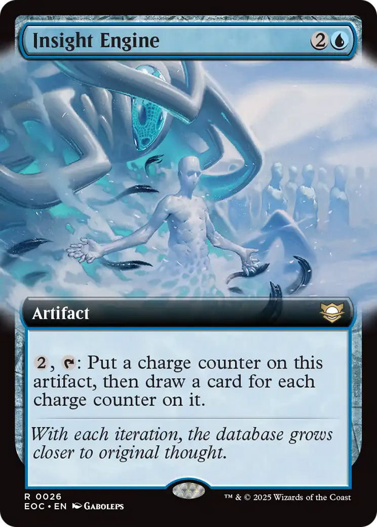 Insight Engine (Extended Art) [Edge of Eternities Commander] | Good Games Cannington