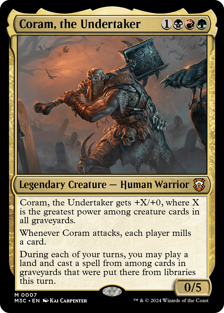 Coram, the Undertaker [Modern Horizons 3 Commander] | Good Games Cannington