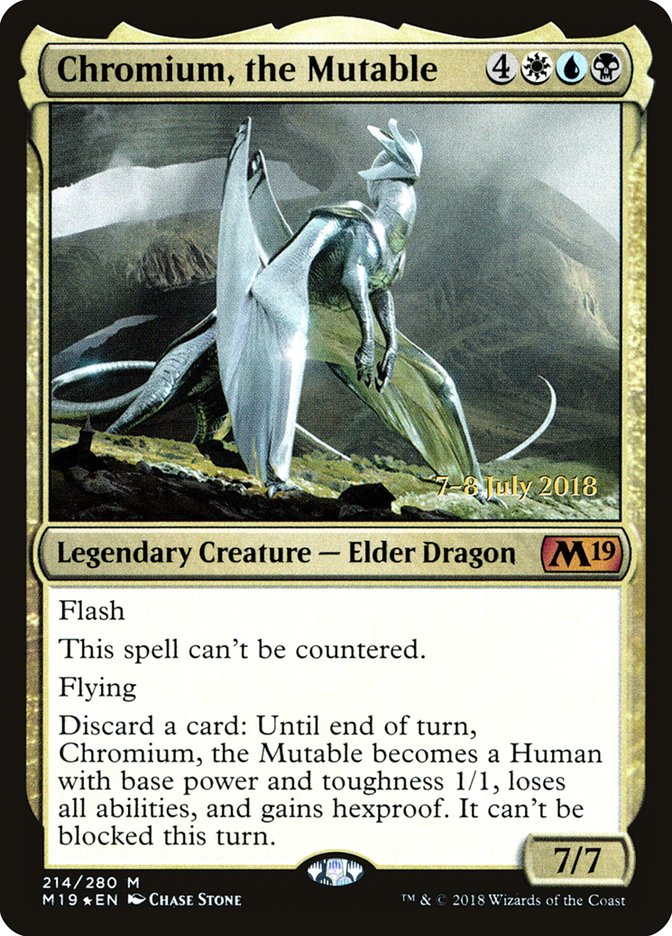 Chromium, the Mutable [Core Set 2019 Prerelease Promos] | Good Games Cannington