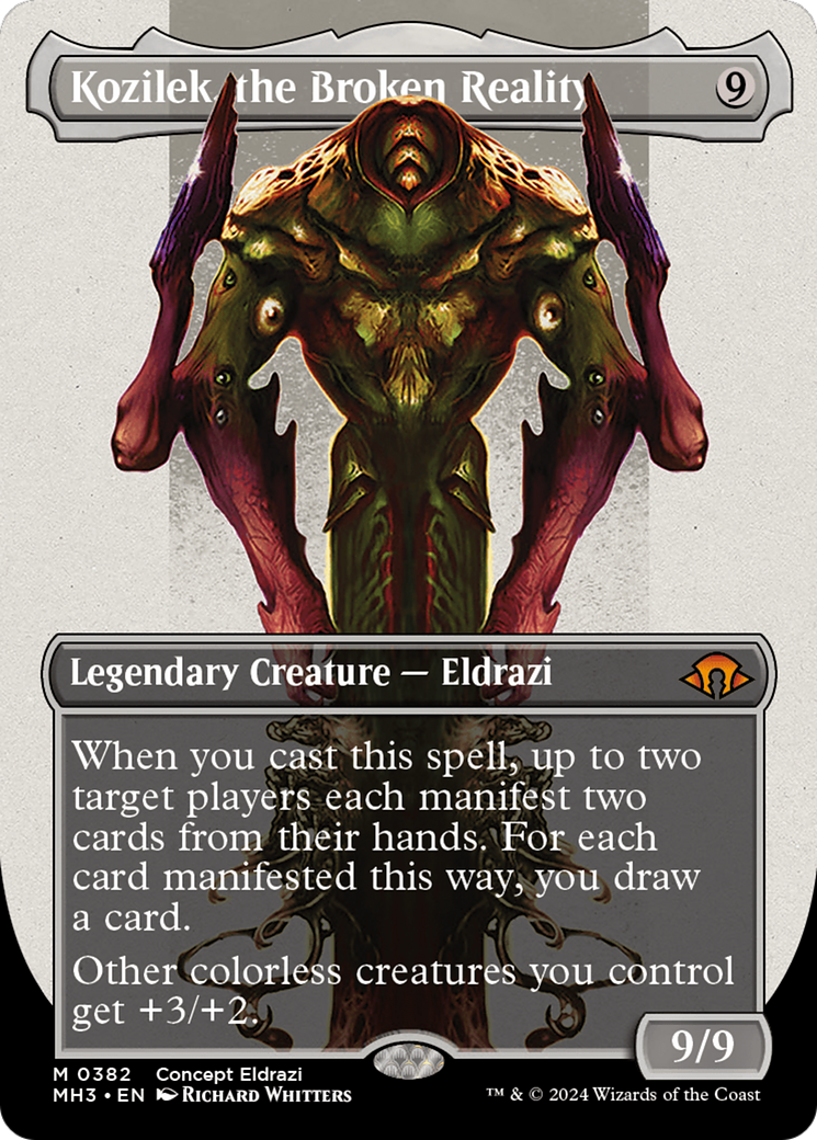 Kozilek, the Broken Reality (Borderless) [Modern Horizons 3] | Good Games Cannington