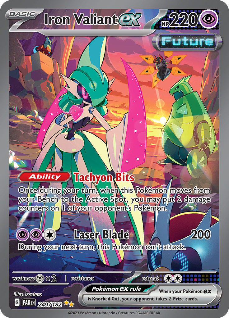 Iron Valiant ex (249/182) [Scarlet & Violet: Paradox Rift] | Good Games Cannington
