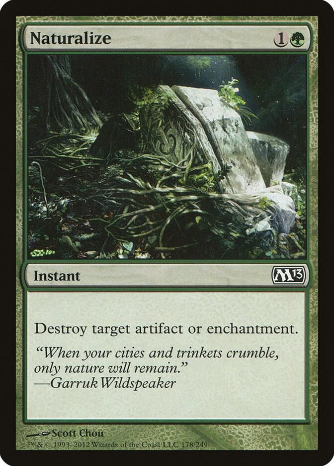 Naturalize 178/249 (Magic 2013 (M13))  | Good Games Cannington