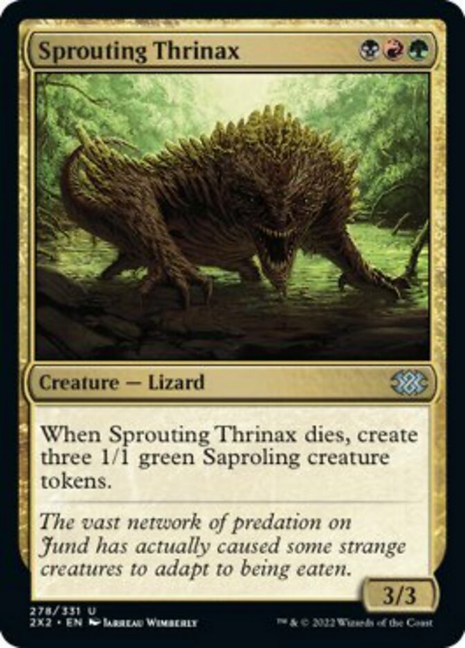 Sprouting Thrinax [Double Masters 2022] | Good Games Cannington