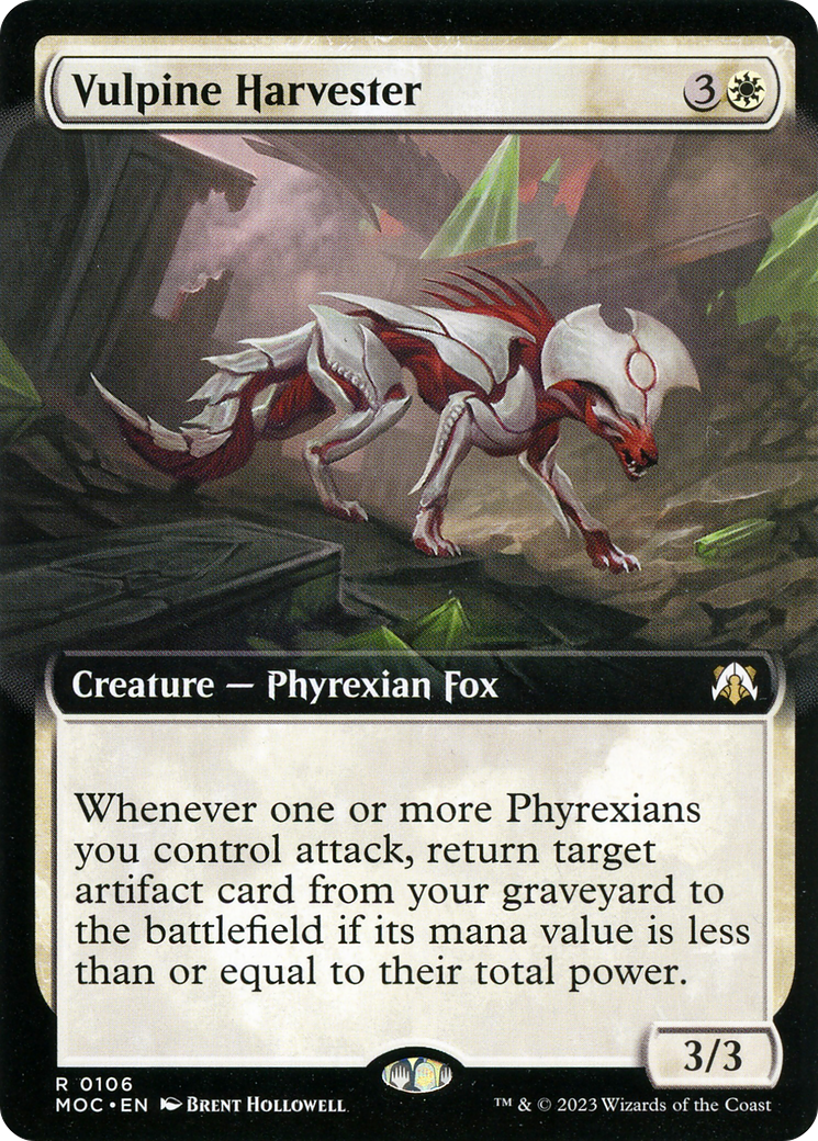 Vulpine Harvester (Extended Art) [March of the Machine Commander] | Good Games Cannington