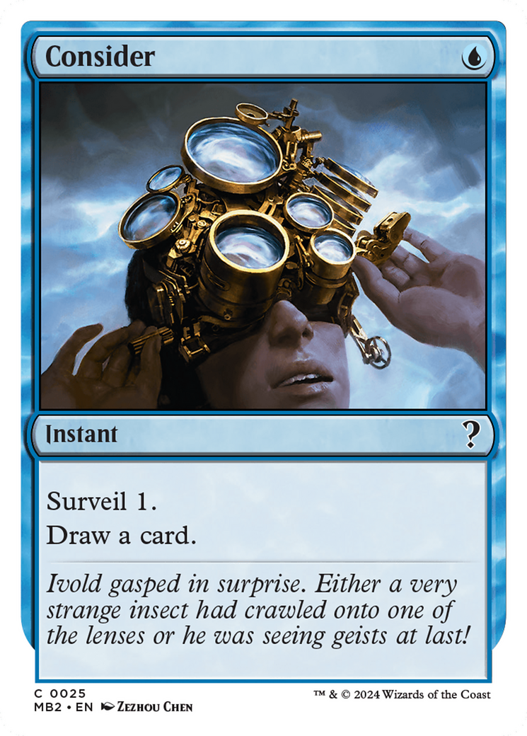 Consider (White Border) [Mystery Booster 2] | Good Games Cannington