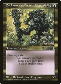 Sol'kanar the Swamp King (Oversized) [Oversize Cards] | Good Games Cannington