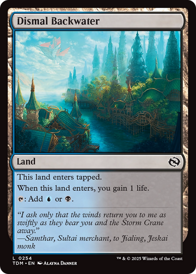 Dismal Backwater [Tarkir: Dragonstorm] | Good Games Cannington