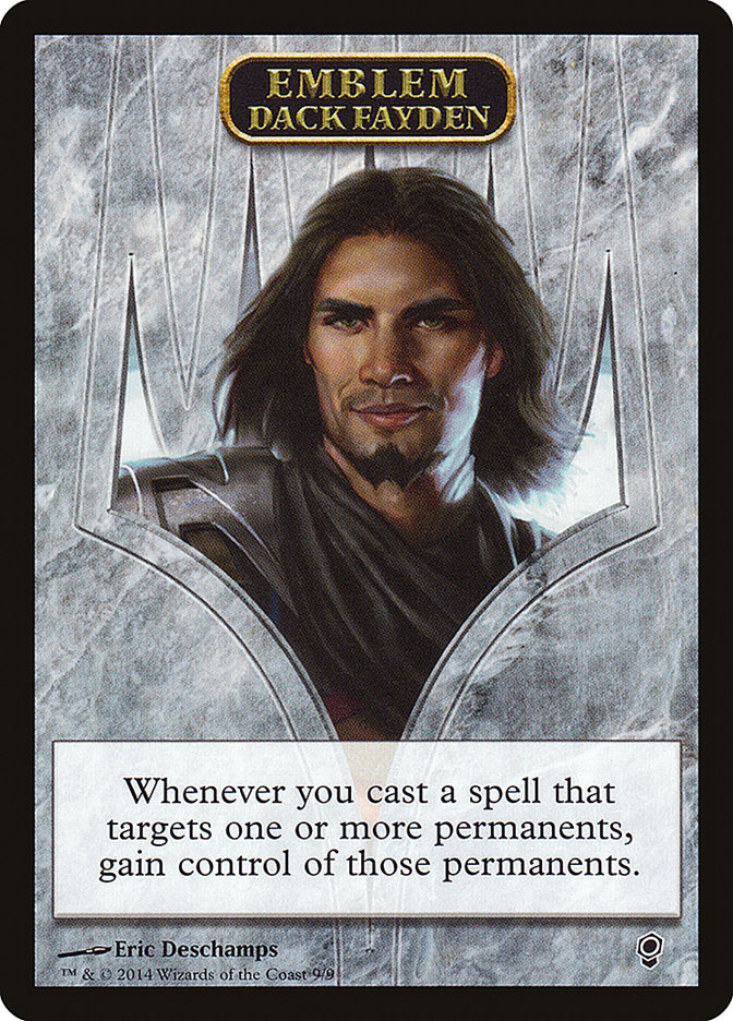 Dack Fayden Emblem [Conspiracy Tokens] | Good Games Cannington
