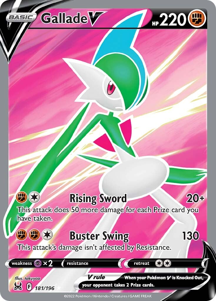 Gallade V (181/196) [Sword & Shield: Lost Origin] | Good Games Cannington