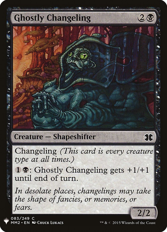 Ghostly Changeling [Mystery Booster] | Good Games Cannington
