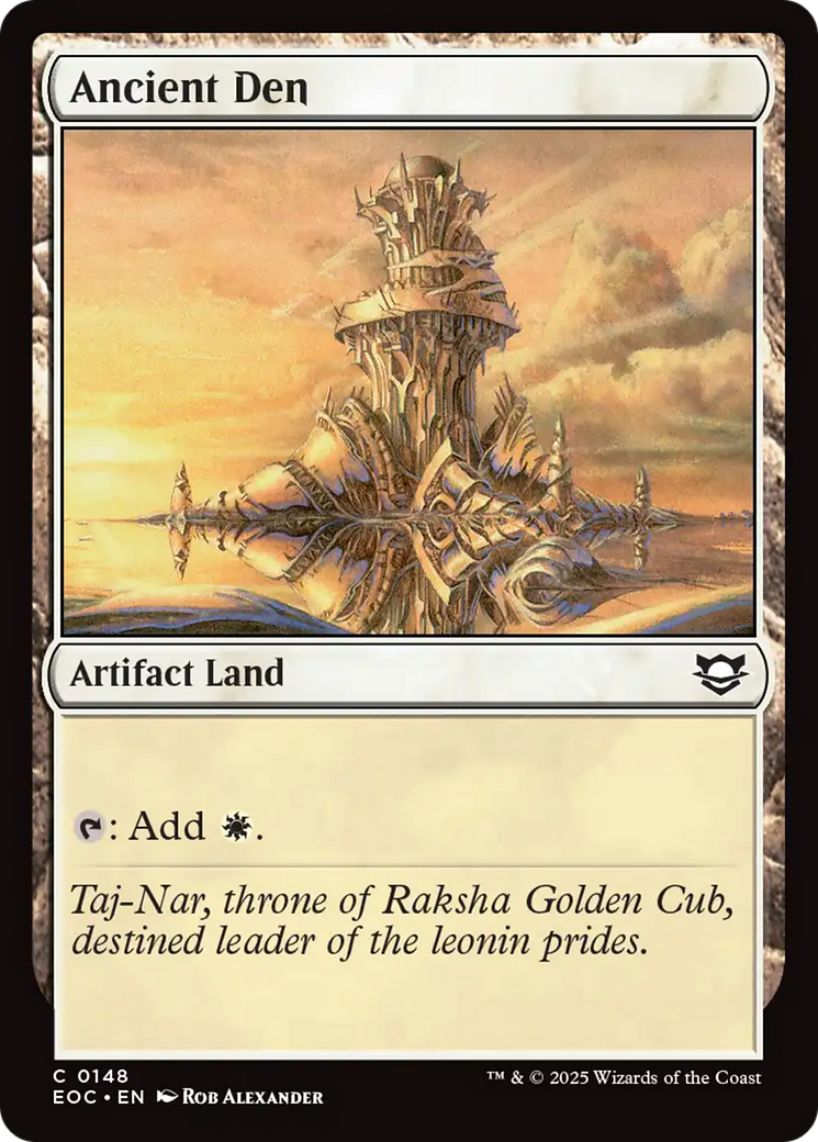 Ancient Den [Edge of Eternities Commander] | Good Games Cannington