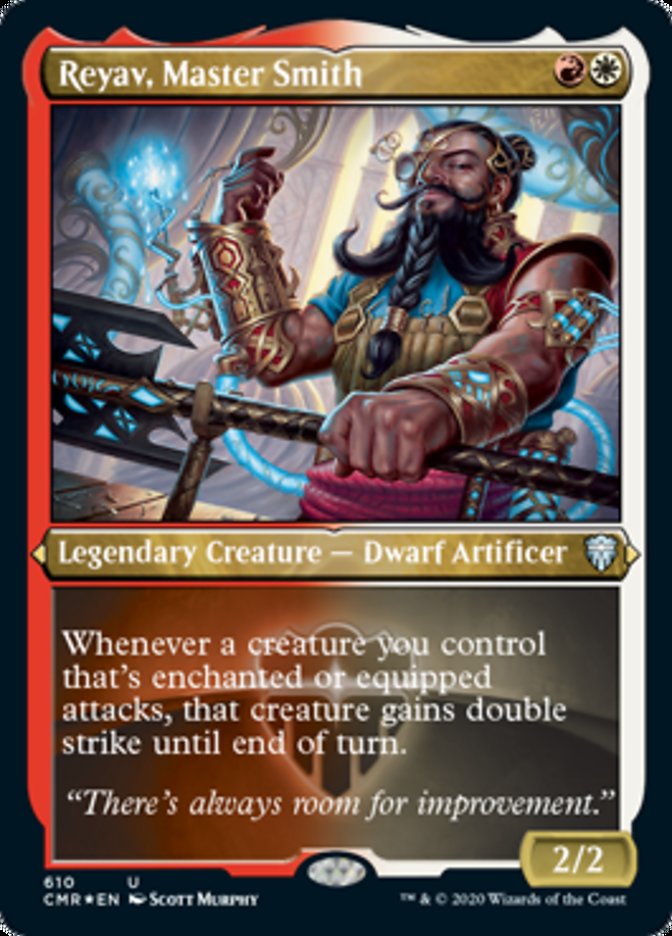 Reyav, Master Smith (Etched) [Commander Legends] | Good Games Cannington