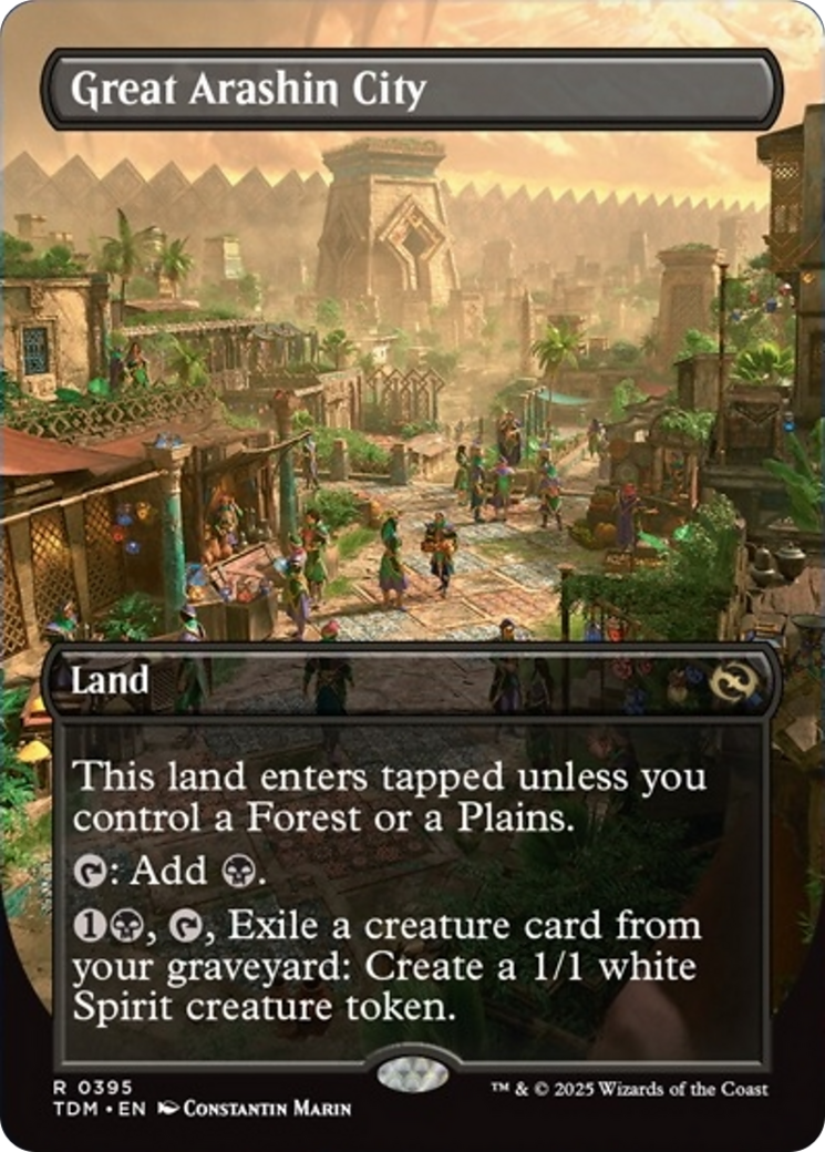 Great Arashin City (Borderless) [Tarkir: Dragonstorm] | Good Games Cannington