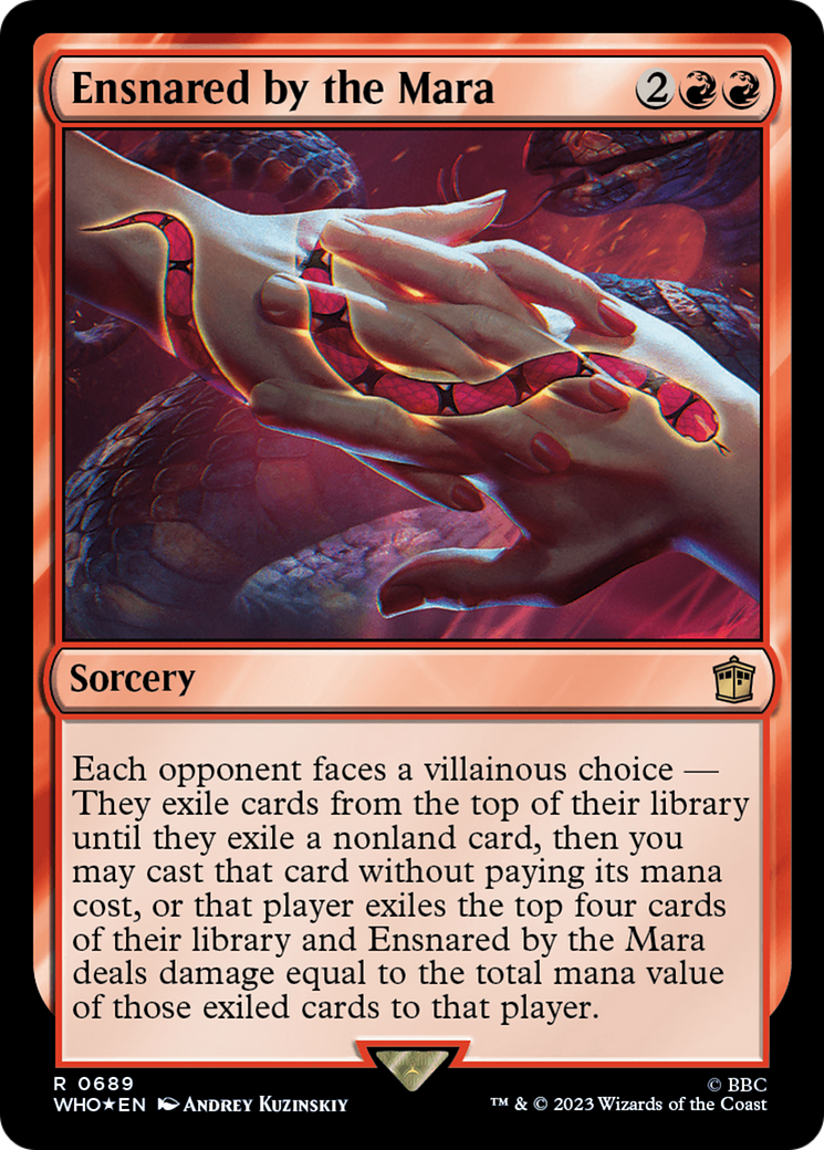 Ensnared by the Mara (Surge Foil) [Doctor Who] | Good Games Cannington