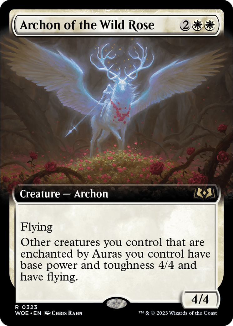 Archon of the Wild Rose (Extended Art) [Wilds of Eldraine] | Good Games Cannington